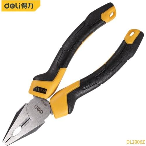 Deli 6/7/8 Inch Wire Cutters Chrome Vanadium Steel Industrial Grade Hand Tools Auto Parts Equipment Repair Electrical Industry