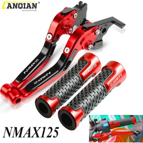For Yamaha NMAX125 NMAX 125 2015 2016 2017 Motorcycle Accessories Adjustable Folding Extendable Brake Clutch Levers Handle Grips