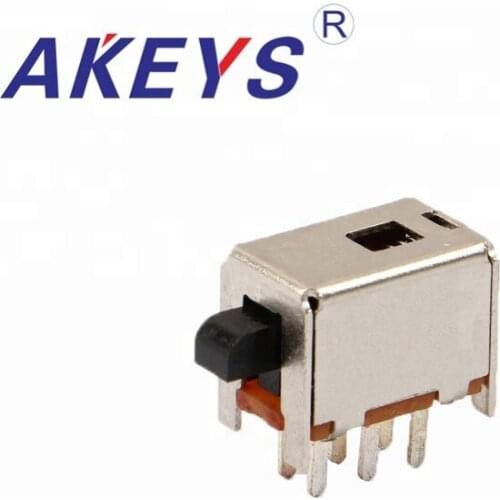 10PCS PS-22F91 6PINS Small power supply switch without fixed foot and lock