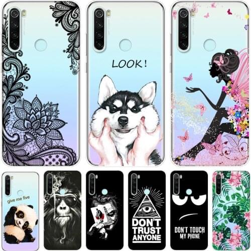 Cute Cartoon For Xiaomi Redmi Note 8 Case 6.3" Soft TPU Silicone Back Cover Phone Case For Xiaomi Redmi Note 8 Redmi Note8 Coque