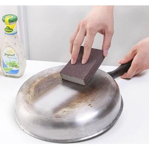 Emery Sponge for Removing Rust Cleaning Sponge Cotton Tools Descaling Clean Rub Pot Kitchen Gadgets Kitchen Accessories