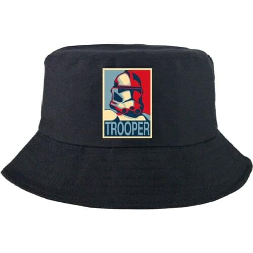 Disney Star Wars Fisherman Hat Movies Street Outdoor Double-sided Panama Cap Casual Sunscree Bucket Hat Style Summer Graphic