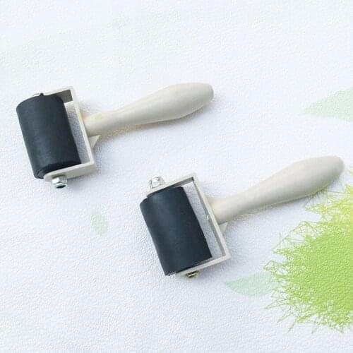Non-Stick Roller Pin Clay Roller Pottery Rolling Pin Modelling Tool Stamping Brayer Art Clay Tools For Craft 3.5*8*11cm
