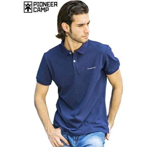 Pioneer Camp classic Men Polo Shirt brand clothing Male Short Sleeve Casual polo shirt Breathable 409010