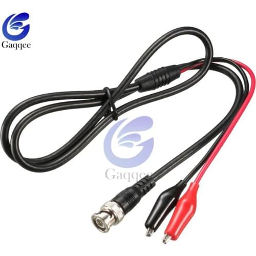 Digital Oscilloscope Probe P1011 BNC Test Leads BNC Q9 Male Connector to Dual Alligator Clips Oscilloscope Probe Test Leads