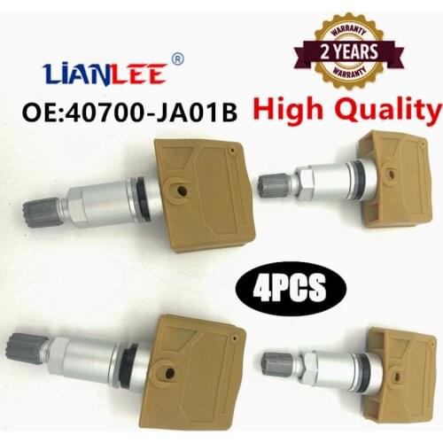 4Pcs new Tire Pressure Monitor System TPMS For Nissan Pathfinder Altima Frontier M35 M45 FX35 FX45 QX56 40700-JA01B 40700JA01B