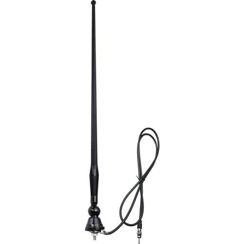 DROGO 16" Replacement Flexible Rubber Antenna for Ford F-150 1997-2018 | Radio Reception Enhanced - Black