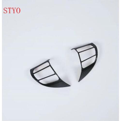 STYO Car Steering Wheel Panel Trim Control Botton Frame Cover Trim For Hyundai1 Kona Encino 2018 2019