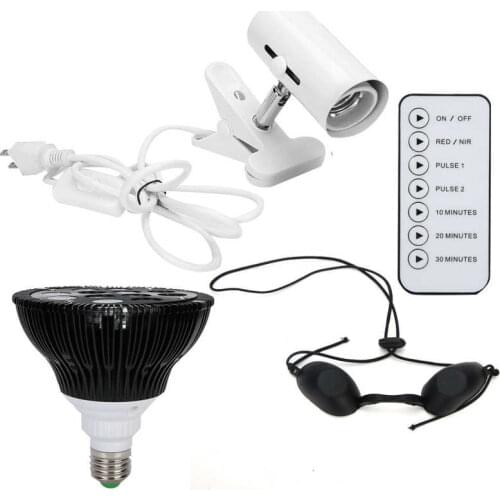 24W Red Light Therapy Lamp 660nm 850nm Pulse LED Infrared Light Physiotherapy Light Timing Pain Relief Light Health Care Massage