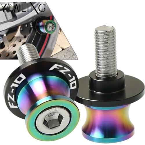6mm Swingarm Stand Screws CNC Motorcycle Swing Arm Spools Sliders bobbins FOR YAMAHA FZ-10 FZ10 MT10 2015 2016 2017 2018 2019