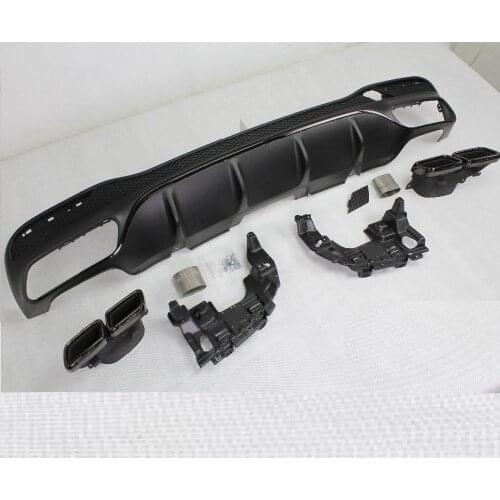 High quality fit for Mercedes Ben-z W166 GLE 2015 2016 Body Kit AMG Exhaust Pipe Bumper