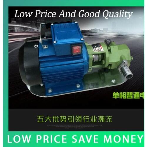 WCB-30 Fuel Transfer Pump 30L/Min Small Portable Horizontal Gear Oil Pump