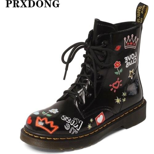 2021 New Real Cow Leather Women Autumn Winter Warm Ankle Boots Black Beige Med Heels Zipper Casual Martin Boots Shoes Size 34-39