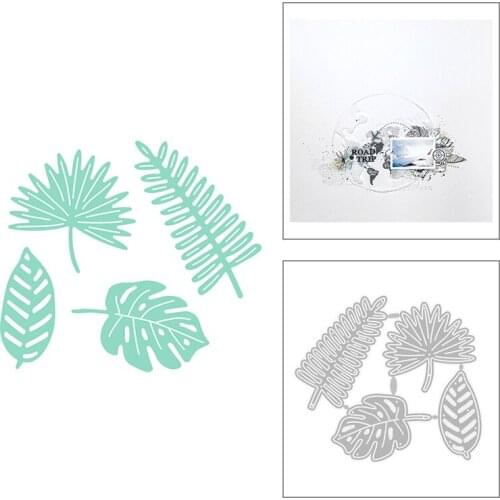 2020 New Banana Leaf Metal Cutting Dies For DIY Embossing Making Leaves Decoration Greeting Card Album Scrapbooking No Stamps