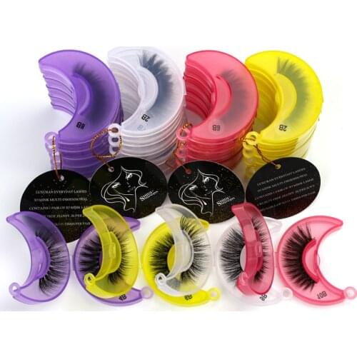 3D Mink Lashes Wholesale 10/20/30/40/50/100 Pairs Fluffy Mink Eyelashes Makeup Natural False Eye Lashes Extension Lashes In Bulk