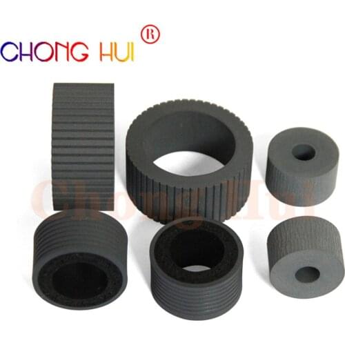 3X PA03740-K010 PA03740-K011 Compatible New Pickup Roller Tires for Fujitsu fi-7600 fi-7700 fi-7700S Scanner Feed Roller Tires