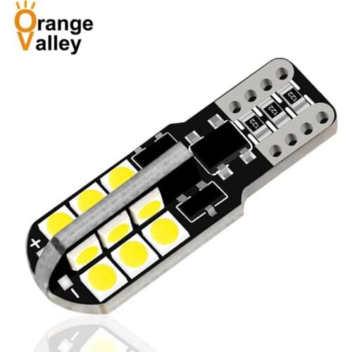 500PCS W5W T10 LED Bulbs Canbus 24SMD 12V 6000K White 194 168 Car Interior Map Dome Lights Parking Light Auto Signal Lamp