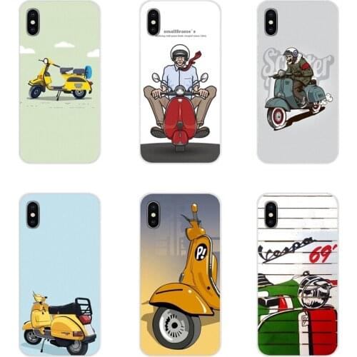 Vespa Scooter Accessories Phone Cases Covers For Huawei Y5 Y6 Y7 Y9 Prime Pro GR3 GR5 2017 2018 2019 Y3II Y5II Y6II