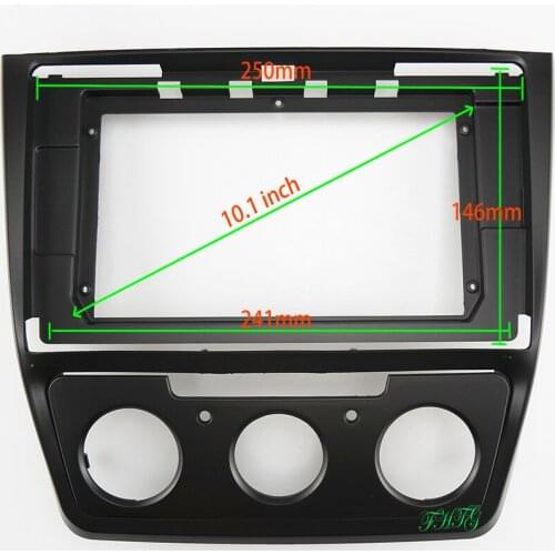 10.1 inch Fasxia Car Audio Frame Car Radio Fascia,gps navigation fascia panel is suitable 2014 SKODA YETI