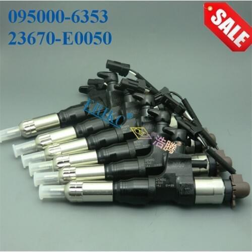 ERIKC Injector 095000-6353 Spray Nozzle 6353 Top quality original CR 0950006353 diesel fuel injection pump 23670-E0050 for Hino