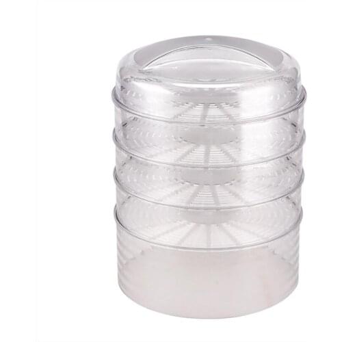 PET Material Insulated Dish Cover Food Cover Thickened Dustproof Fruit Plate Snack Food Dish Tray Party Cake Rack with Cover