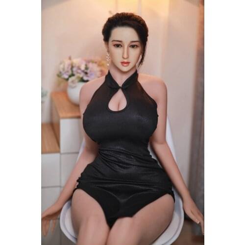 JYDoll 171cm Japanese Realistic Sex Doll Anal oral vagina lifelike Love Doll Silicone Head With Implanted Hair TPE body