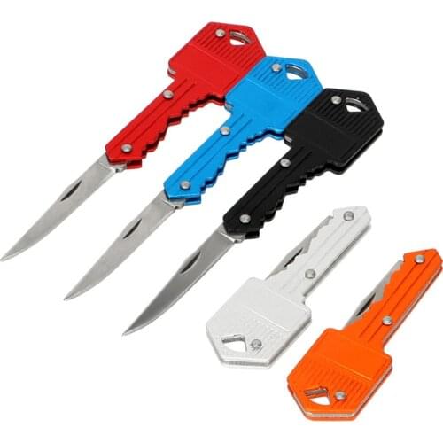 Sharp cutter Box pocket mini peel Fold cut razor Package Pare Parcel Letter Blade Fruit Knife peeler key keychain keytool carton
