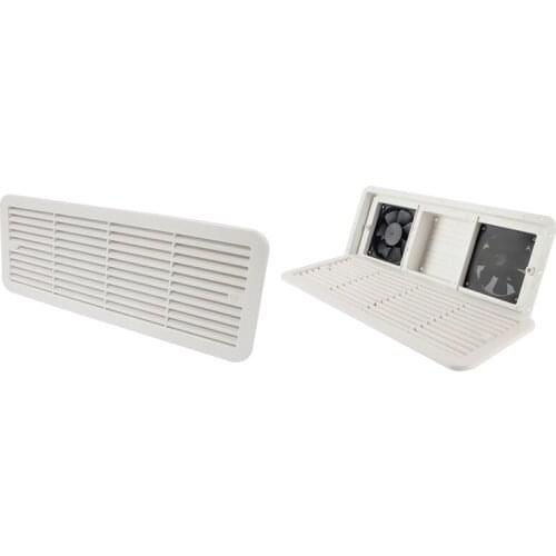 RV Side-Mounted Air Outlet Cover RV Radiator Exhaust Fan RV Dust-Proof Vents for RV Trailers Caravans Campers