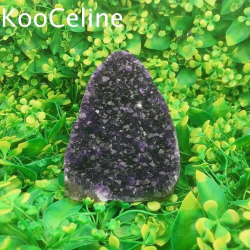 Natural Crystals Quartz Amethyst Cluster Geode Freeform Energy Reiki Stones Room Home Aquarium Decoration Accessories Gemstone