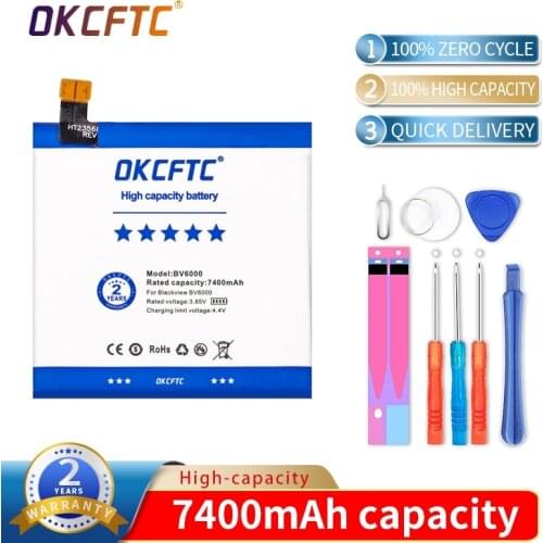 OKCFTC Batteries For Blackview BV6000 Phones China