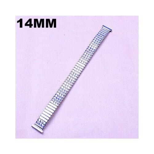 Wholesale 10pcs/lots High quality 14MM stainless steel Watch Bands elasticity watch strap -05134Q