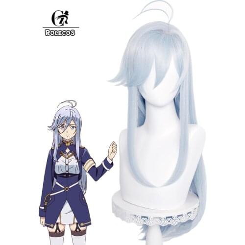 ROLECOS Anime Eighty Six Cosplay Wig 86 Vladilena Milize Cosplay Wig Women 75cm Wig Headwear Synthetic Long Hair Heat Resistant