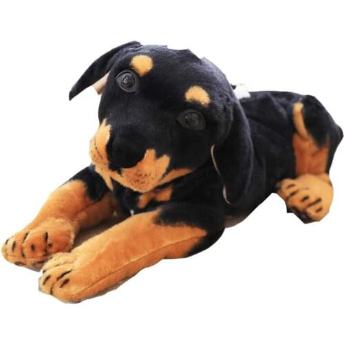 BOLAFYNIA Personality cartoon spotted cute black dog tissue paper box practic plush toys Stuffed toy