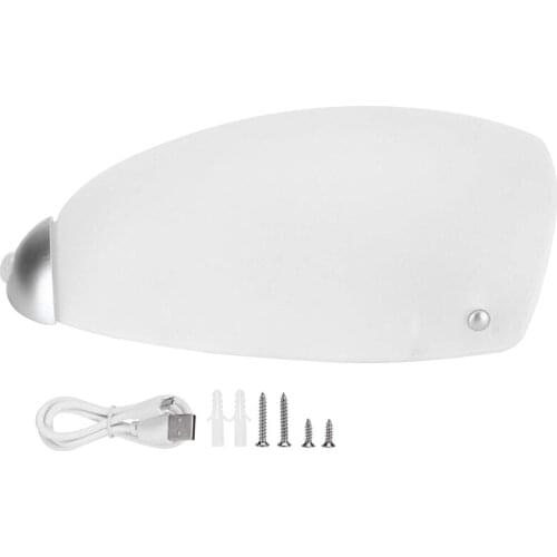 PIR USB Charging Motion Sensor Wall Light Thermal Infrared Induction Lamp Warm Light Human Body Sensor Light LED