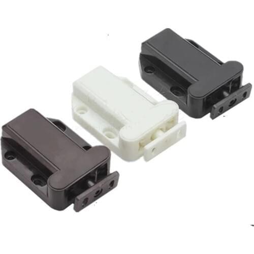 Practical Catches Door Stopper Cupboard Cabinet Pulley Groove Spring Touch Latch Furniture Hardware Accessories