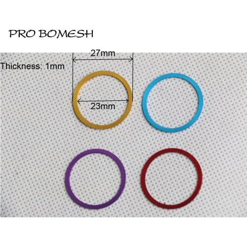 Pro Bomesh 8pcs/Lot Winding Check Decorative Trim For Fishing Reel Seat DIY Fishing Rod Repair Component