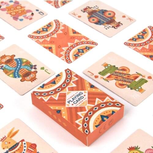 2020 New Arrival Retro Playing Cards Cute Animals Vintage Poker Cards Made of Paper
