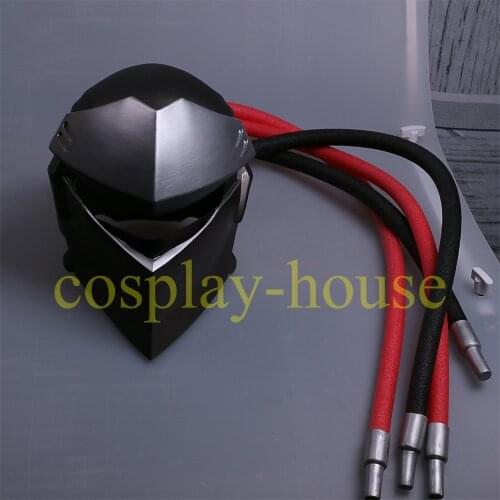 Helmet Over and watch Genji-Blackwatch Mask Nick Cosplay Costumes PVC OW Helmet Game Halloween Party Prop