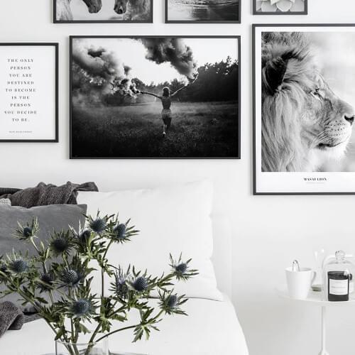 Nordic Poster Flowers Photography Canvas Painting Quote Wall Art Pictures For Living Room Modern Decorative Prints On The Wall