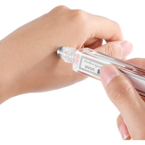 Glass ball sub-bottle essence liquid transparent essential oil massage empty bottle 10ml portable perfume walk bead bottle