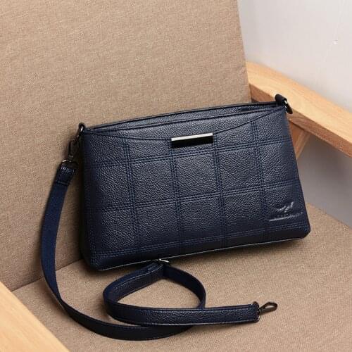 New Plaid Bag Lady Shoulder CrossBody Bags For Women Messenger Bags Hot Sae Genuine Leather Womens Handbags Bolsas Feminina