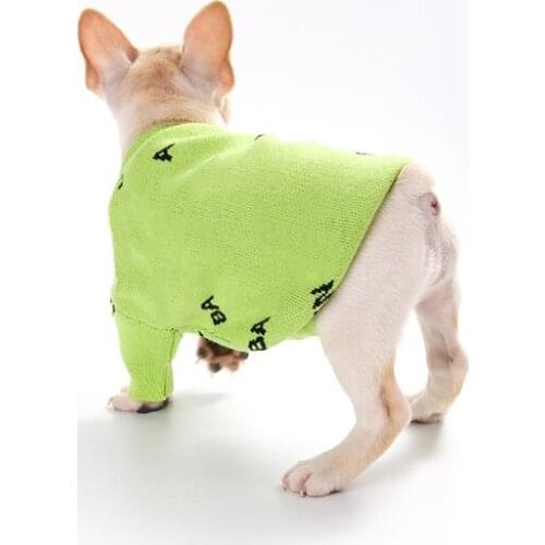 Dog Sweater for small dog Luxury Dog Clothes Winter Pet Supplies French Bulldog Schnauzer Puppy Clothes Dropshipping ZY3036