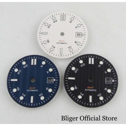 High Quality 31mm Sterile Watch Dial Fit Automatic MINGZHU GMT Movement