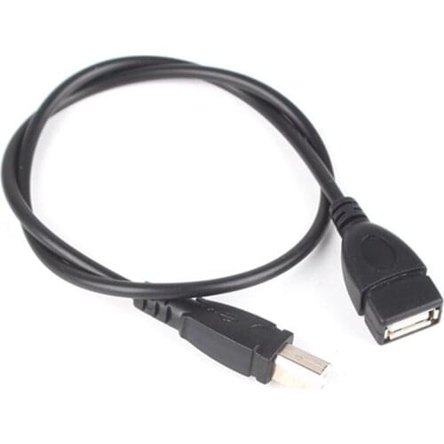 High Quality Trendy USB 2.0 Type A Female to USB B Male Scanner Printer Adapter Cable
