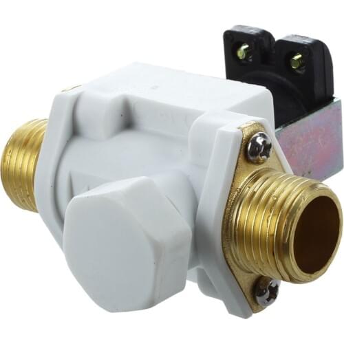 1pc DC 12V New Electric Solenoid Valve Magnetic N/C Water Air Inlet Flow Switch 1/2" Induction cooker parts