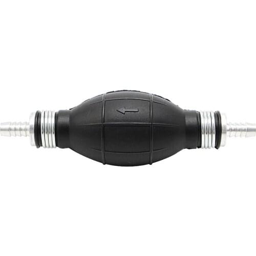 1PC Rubber And Aluminum Fuel Line Pump Primer Bulb Hand Primer Gas Petrol Pumps E7CA