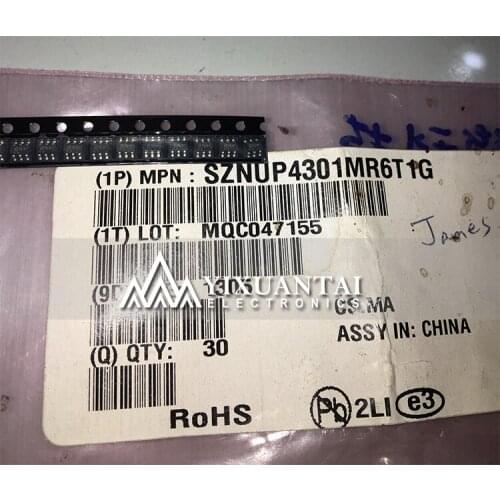 10PCS/LOT 50PCS/LOT 100PCS/LOT Free shipping 100% original SZNUP4301MR6T SZNUP4301 64 SC70-4