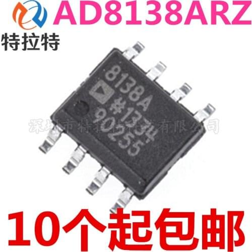 10pcs/lot AD8138ARZ AD8138AR 8138A Sop-8 Differential Line Driver Brand New & Original