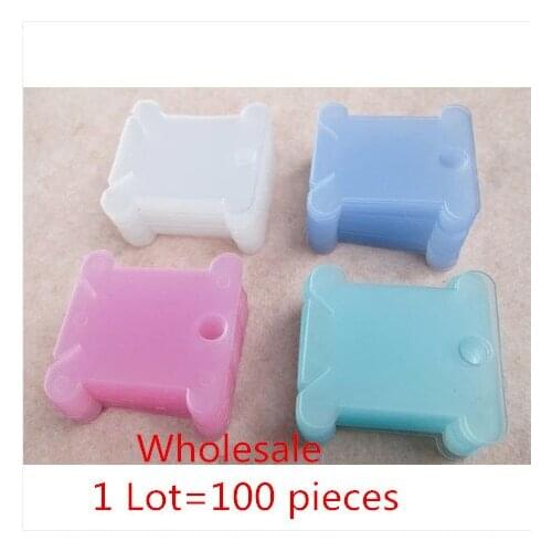100 Pieces Embroidery Threading Board--Tool--Plastic