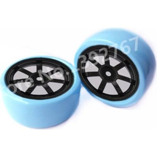 4Pcs/Set RC Drift Cars Tire 63mm*26mm Wheel Rim & Drift Tyre For 1/10 Scale Models RC Car On Road Room Car Tires